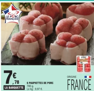 6 paupiettes de porc
