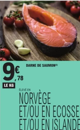 Darne de saumon