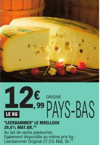 "LEERDAMMER" LE MOELLEUX 29,6% MAT.GR.