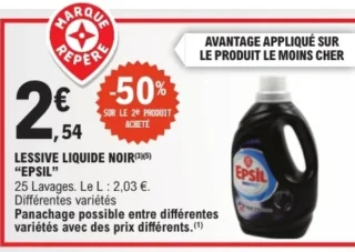 Lessive liquide noir "Epsil"