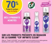 Produits de la gamme Cif Infinite Clean