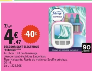 Désodorisant électrique Febreze
