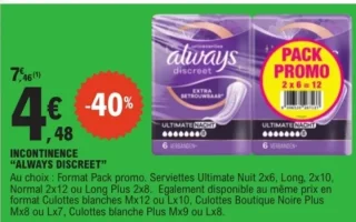 Incontinence Always Discreet