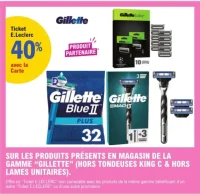 Gamme de produits Gillette