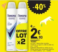 Déodorants Rexona