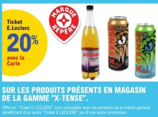 Sur les produits de la gamme "X-Tense"