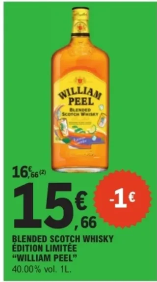 Blended Scotch Whisky Édition Limitée "William Peel"