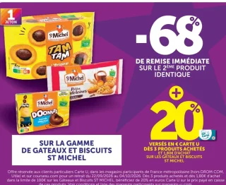 Gâteaux et Biscuits St Michel (Tam Tam, Petites Madeleines, Doonuts)