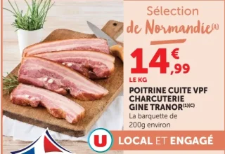 Poitrine cuite VPF - Charcuterie Gine Tranor