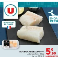 Dos de cabillaud U