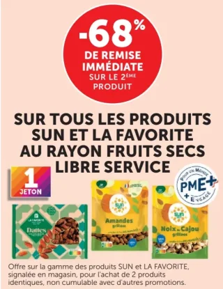 SUN ET LA FAVORITE Fruits secs