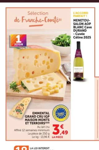 EMMENTAL GRAND CRU MAISON MONTS ET TERROIRS