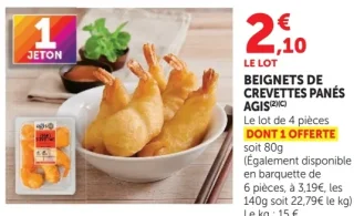 Agis Beignets de crevettes panés