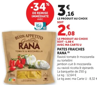 Pates fraiches Giovanni Rana