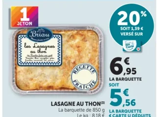 Briau Les Lasagnes au thon