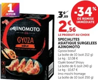 Specialites Asiatique Surgelees Ajinomoto