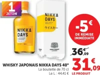 Whisky Japonais Nikka Days 40°