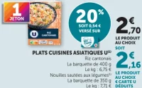 Plats Cuisines Asiatiques U