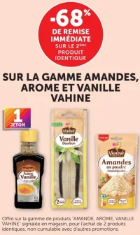 Amandes, arômes et vanille Vahiné