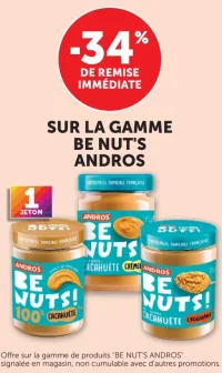 Pâte à tartiner Be Nut's Andros