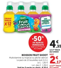 Boisson Fruit Shoot Teisseire