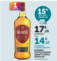 Blended Scotch Whisky Grant's Triple Wood 40°