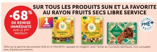Produits fruits secs Sun et La Favorite