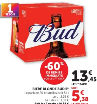 Biere Blonde Bud 5°