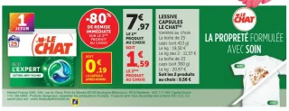 Lessive capsules Le Chat