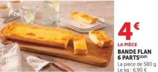 Bande flan 6 parts