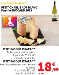 Fromage de brebis P'tit Basque Istara