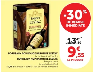 Bordeaux AOP Rouge / Rosé Baron de Lestac