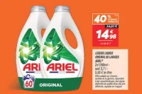 Lessive liquide original 60 lavages ariel