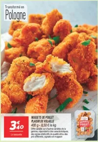 Nuggets de poulet 