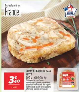 Tripes à la mode de Caen NETTO