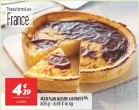 Maxi flan nature 4/6 parts 