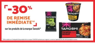 Sur les produits de la marque tanoshi