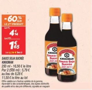 Sauce soja sucrée