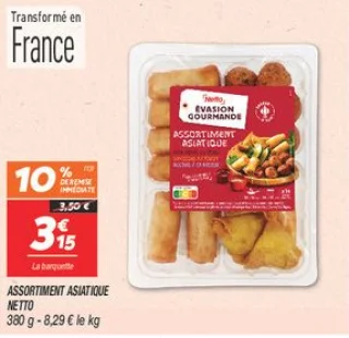Assortiment asiatique 