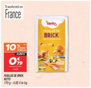 Feuilles de brick 