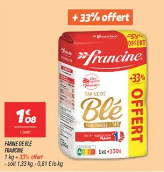Farine de blé 