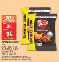 Chips saveur barbecue