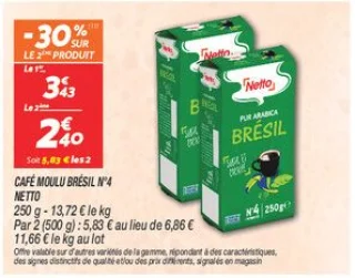 Café moulu  brésil n°4