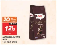 Café en grain qualité or 