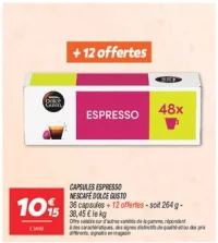 Capsules espresso