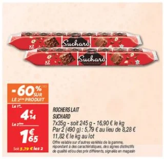 Rochers lait