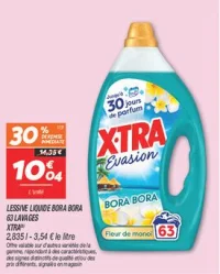 Lessive liquide bora bora 63 lavages