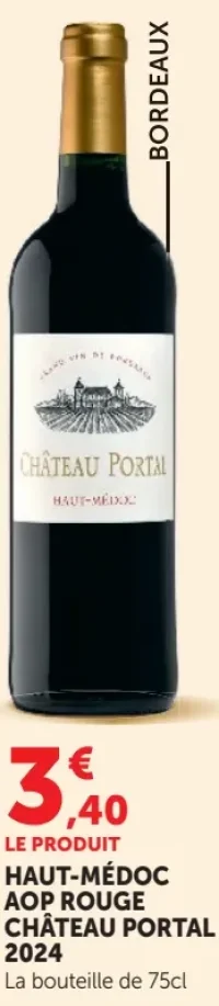 HAUT-MÉDOC AOP ROUGE CHÂTEAU PORTAL 2024
