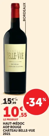HAUT-MÉDOC AOP ROUGE CHÂTEAU BELLE-VUE 2021