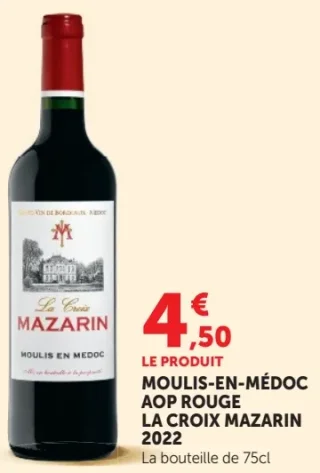 Moulis-en-Médoc AOP Rouge La Croix Mazarin 2022
